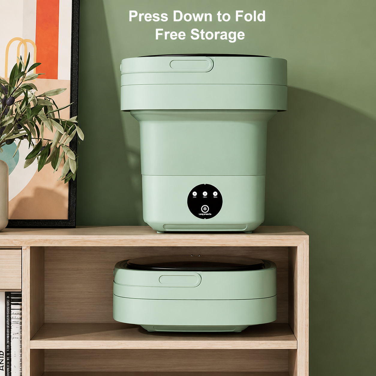 Foldable Mini Laundry Machine | غسالة ملابس صغيرة قابلة للطي