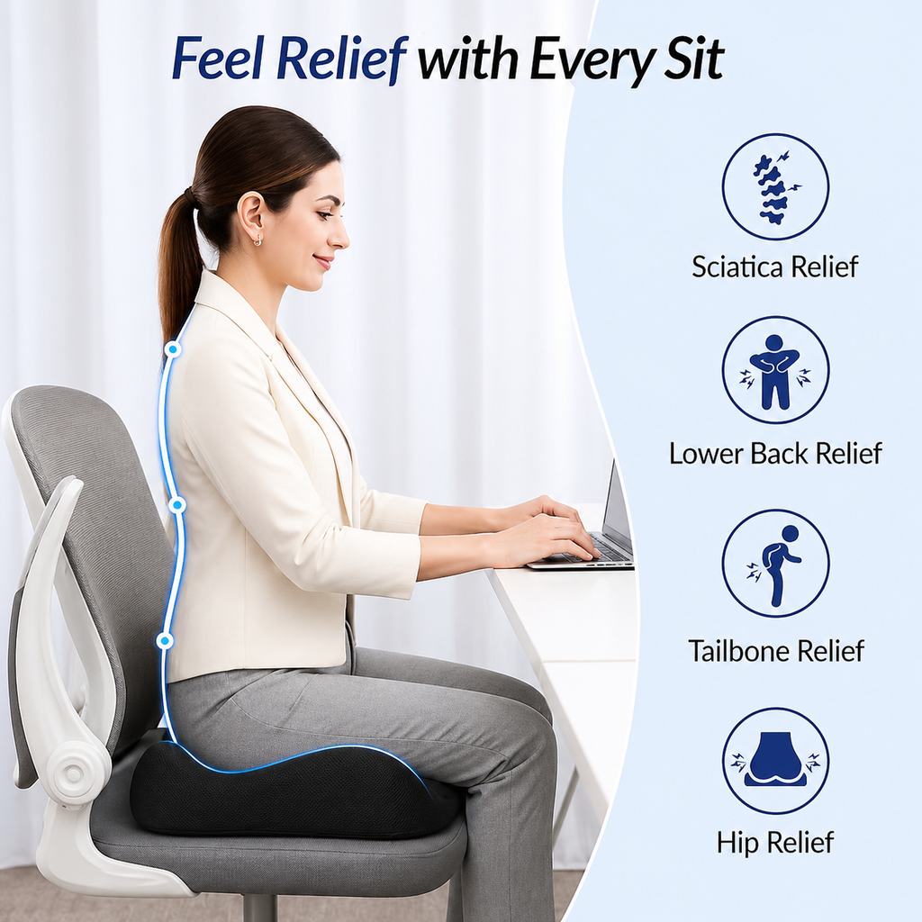 Ergonomic Pain Relief Cushion