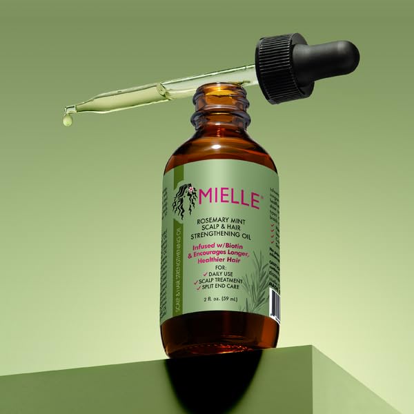 زيت إكليل الجبل والنعناع لتقوية فروة الرأس والشعر | Rosemary Mint Scalp & Hair Strengthening Oil