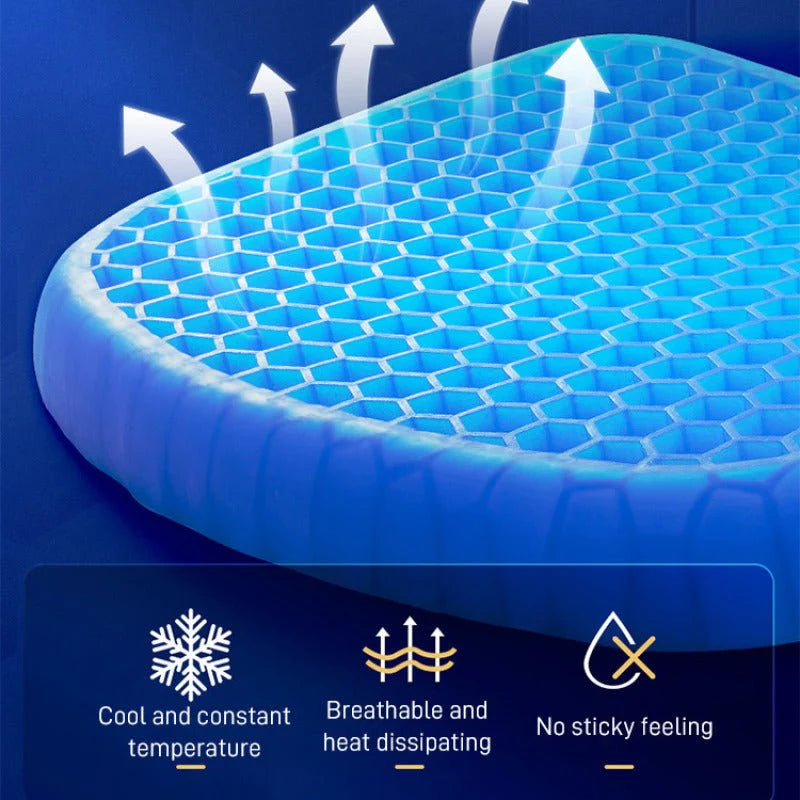 وسادة مقعد السيارة المعزولة المصنوعة من السيليكون | Silicone Ice Pad Insulated Car Seat Cushion