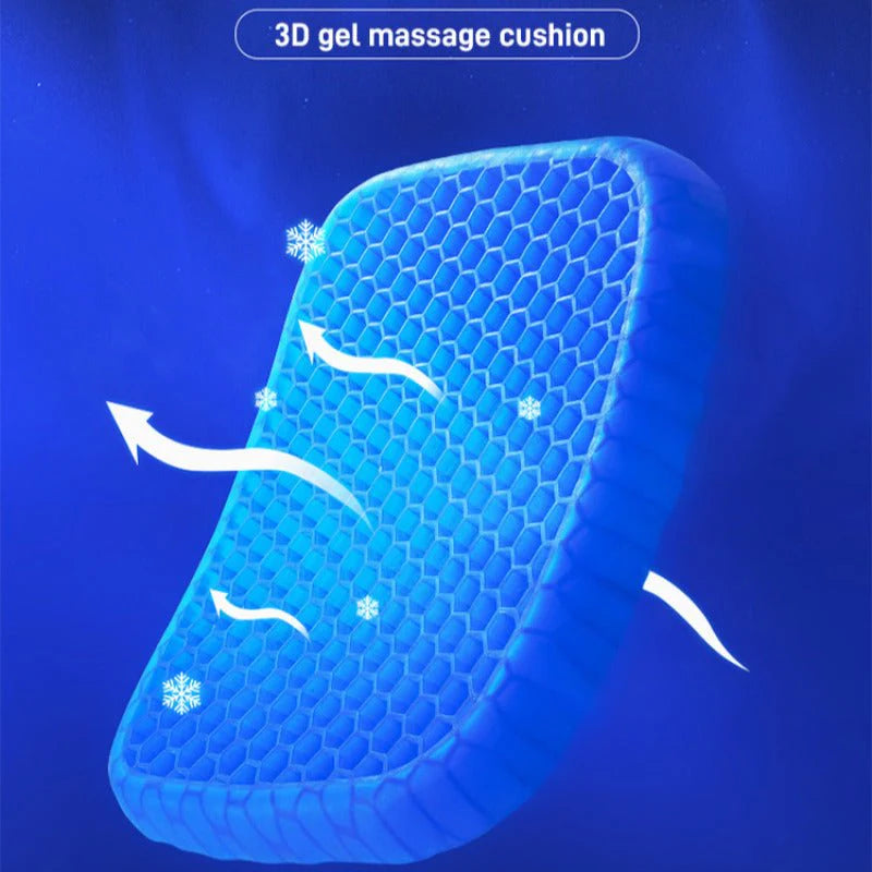 وسادة مقعد السيارة المعزولة المصنوعة من السيليكون | Silicone Ice Pad Insulated Car Seat Cushion